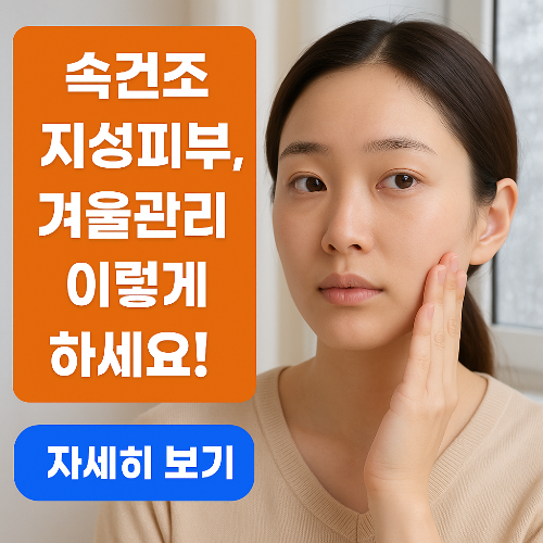 겨울철 수분 부족형 지성 피부, 어떻게 관리해야 할까?