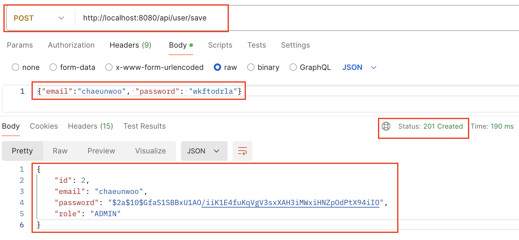 포스트맨으로 API