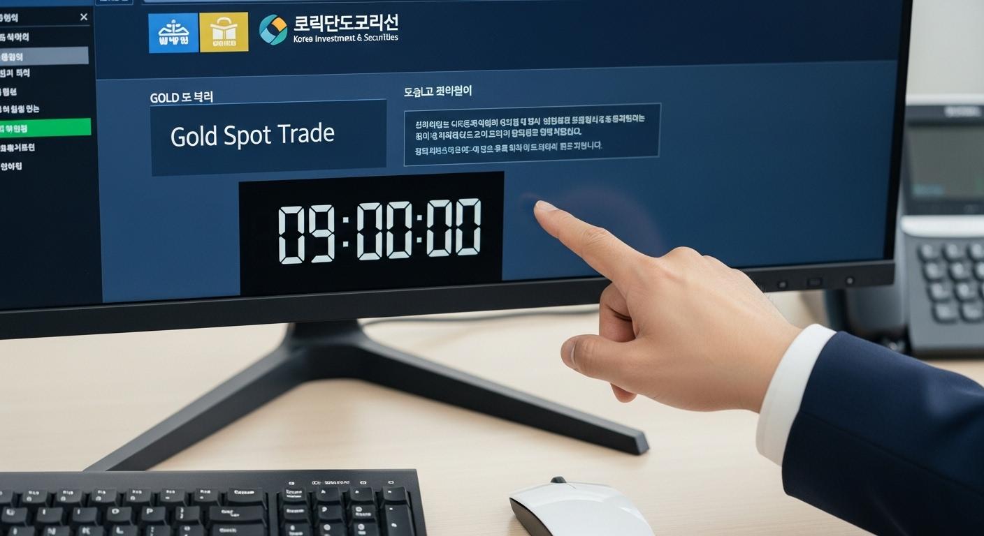 한국투자증권 금현물 거래시간