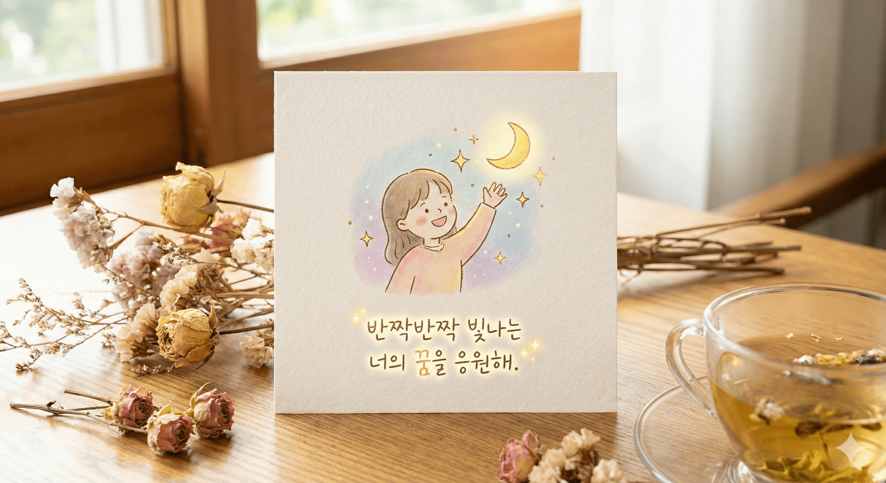 친구, 후배에게 전하는 다정하고 센스 있는 문구의 새해인사말 카드