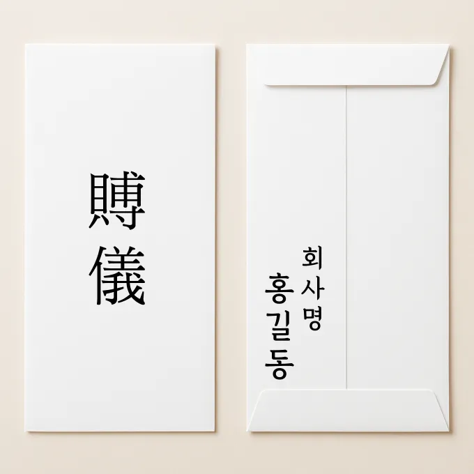 부의금 봉투 쓰는법