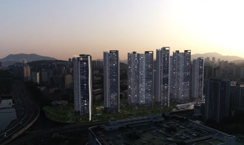 대연비치 조감도 전경
