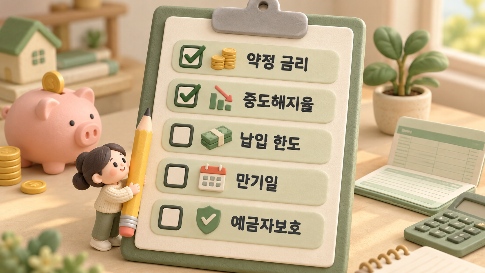 적금 가입 전 체크리스트