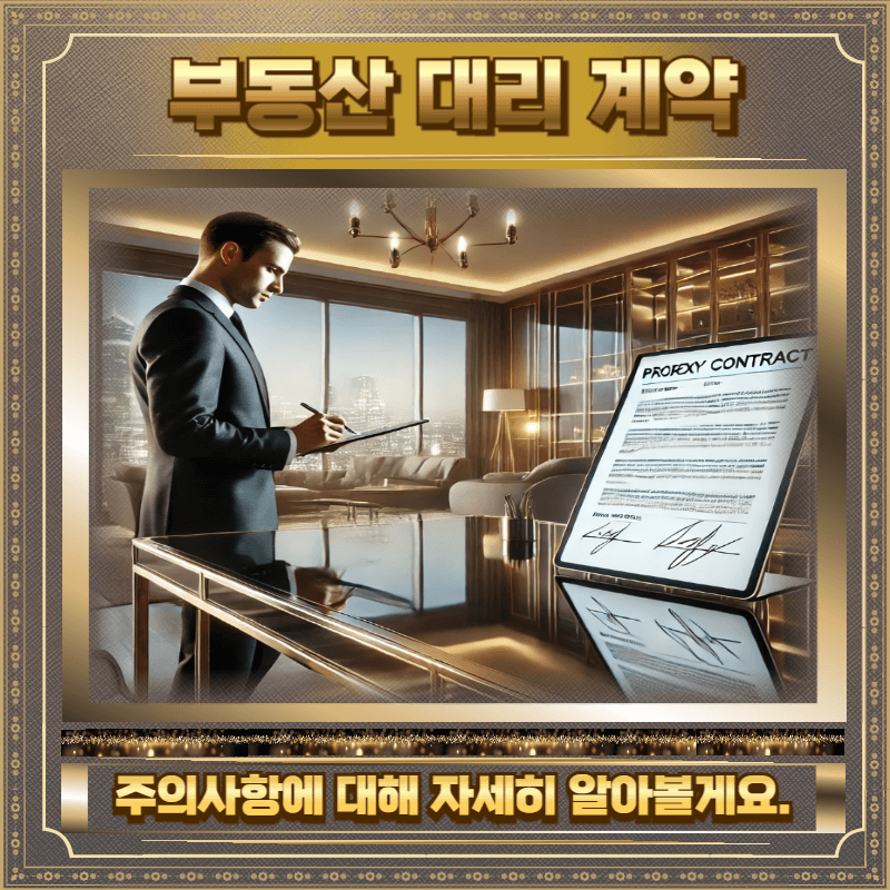 부동산 대리계약