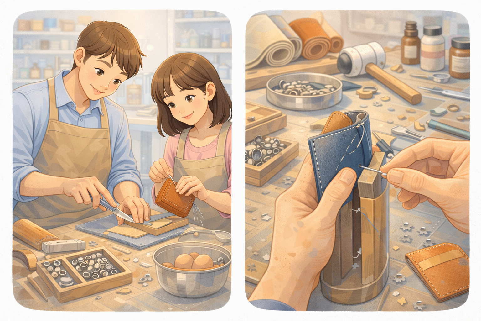 가죽 공예 클래스