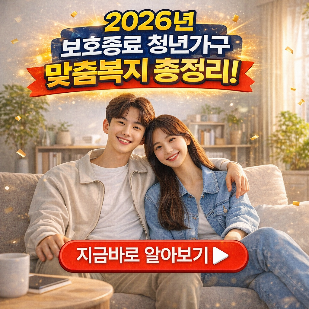 2026 보호종료 청년가구 맞춤복지 총정리 ❘ 자립수당·미래적금·주거지원 완전정리