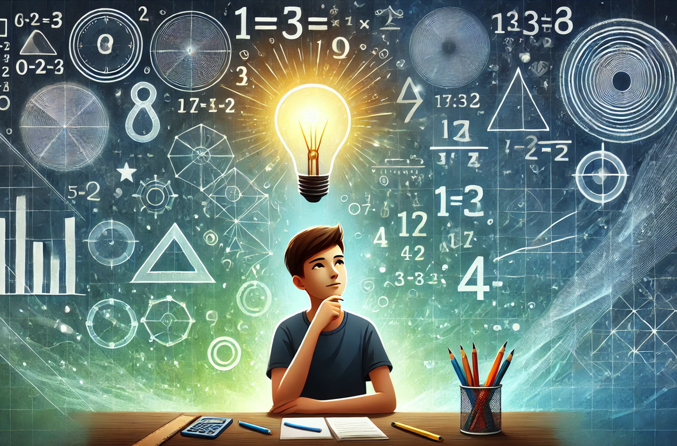 느려지만 꾸준하게 학습하면 생기는 수학 자신감을 표현한 사진