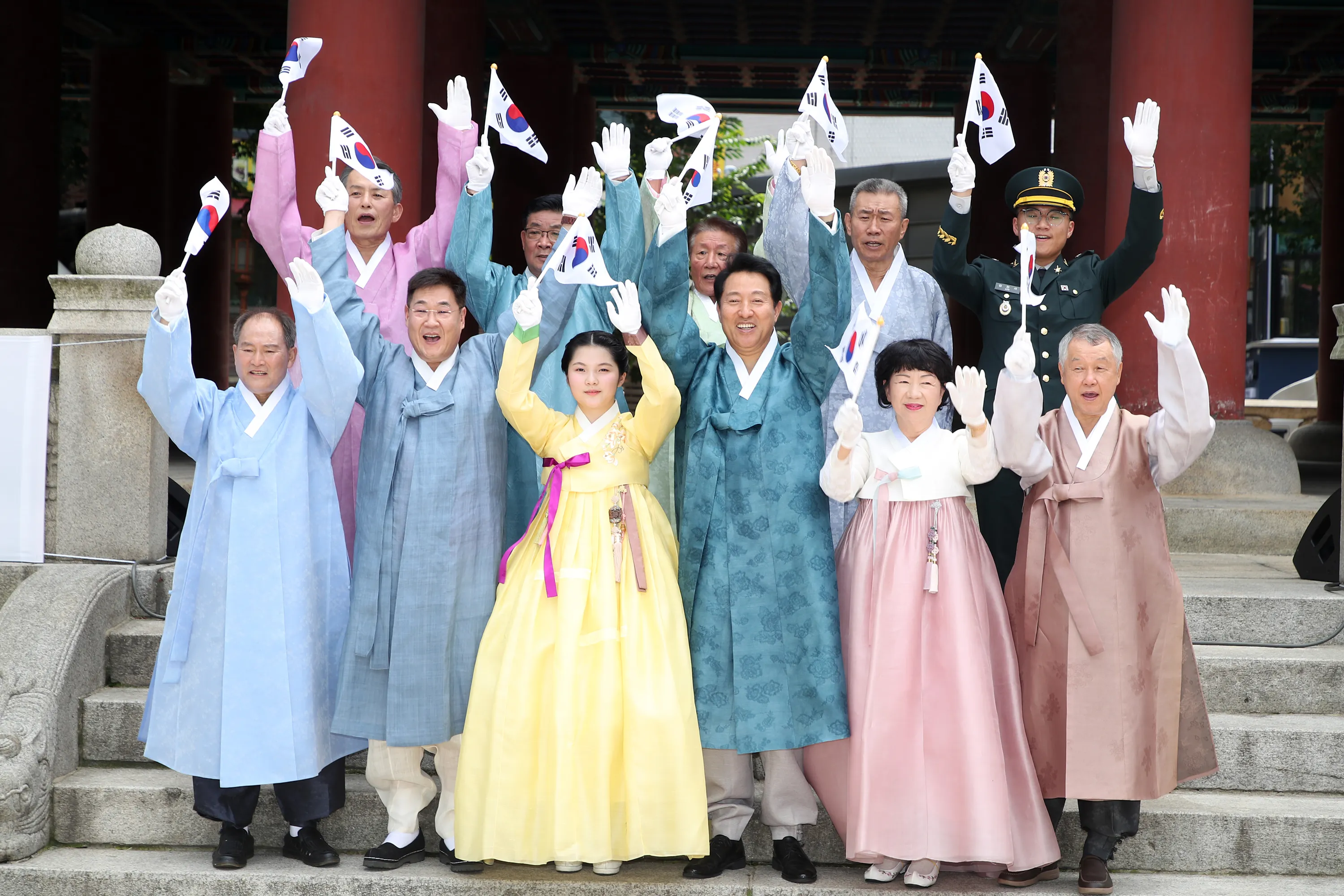 서울 광복절 보신각 타종식