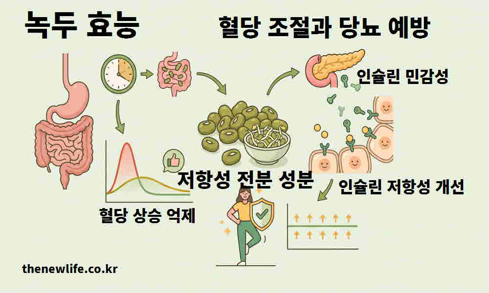 녹두 효능 혈당 조절 당뇨 예방