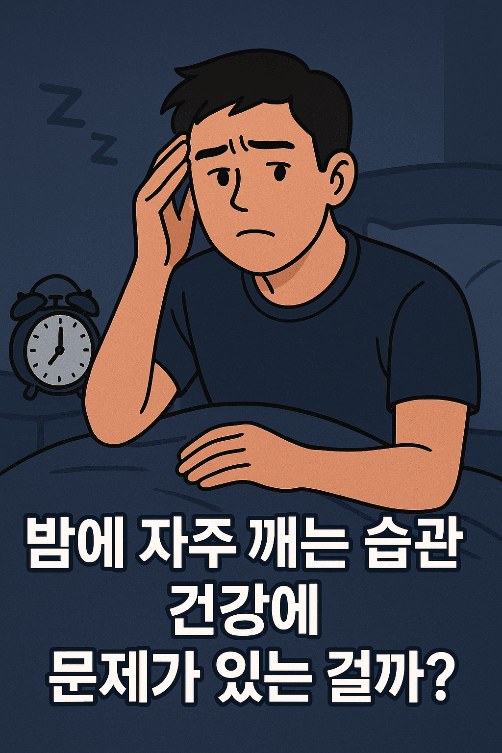 밤에 자주 깨는 이유