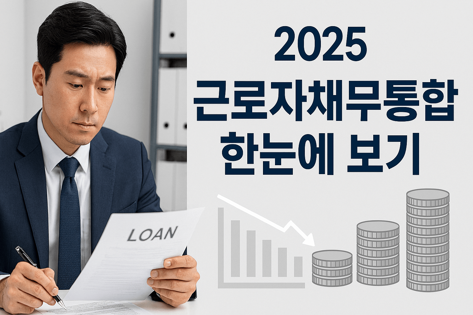 근로자채무통합 2025 정부지원 직장인 대환대출 신용회복 안내 썸네일 이미지