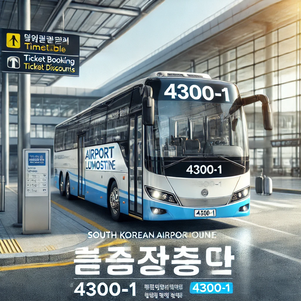 4300-1번 버스 시간표, 공항버스 4300-1 예매 2