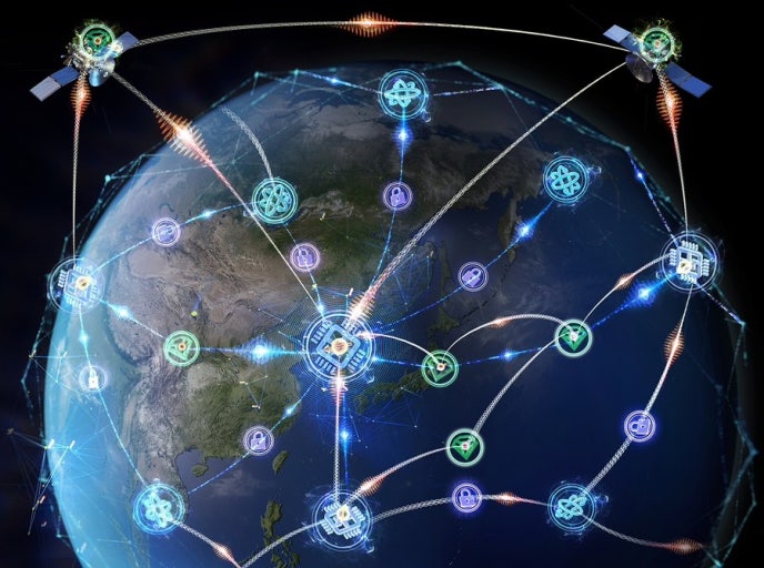 양자 통신 사진