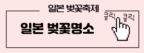 일본 벚꽃명소 추천