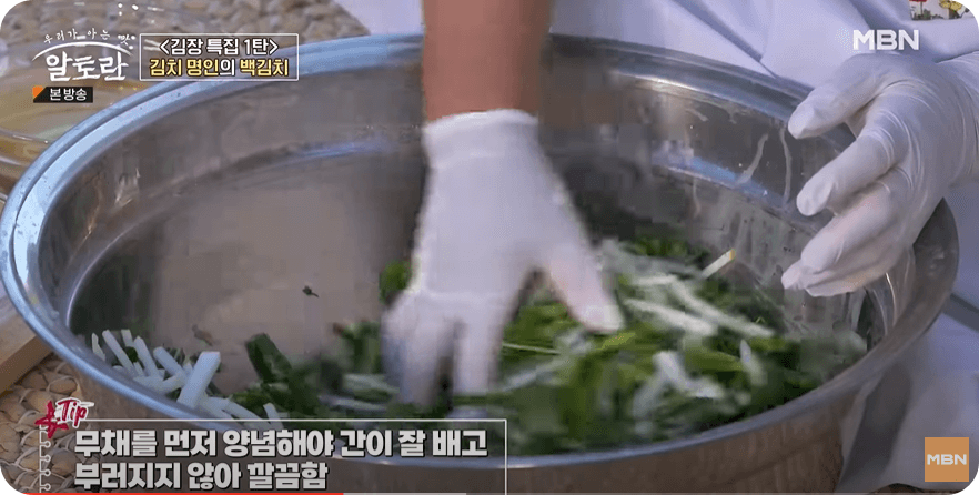 백김치 맛있게 담는법, 담그는 방법 황금 레시피