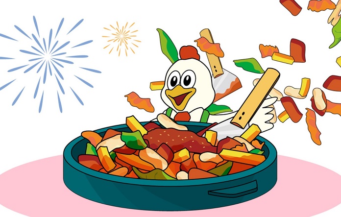 춘천막국수닭갈비 축제 캐릭터