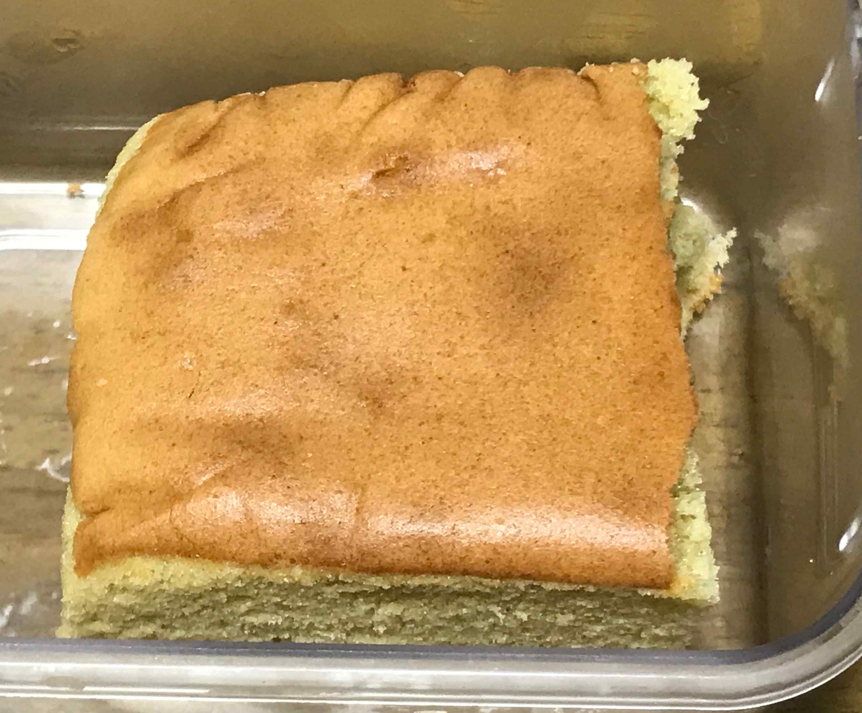 한살림 보리 카스텔라 윗부분