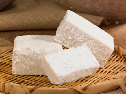 한국의 떡 종류 조침떡-백설기