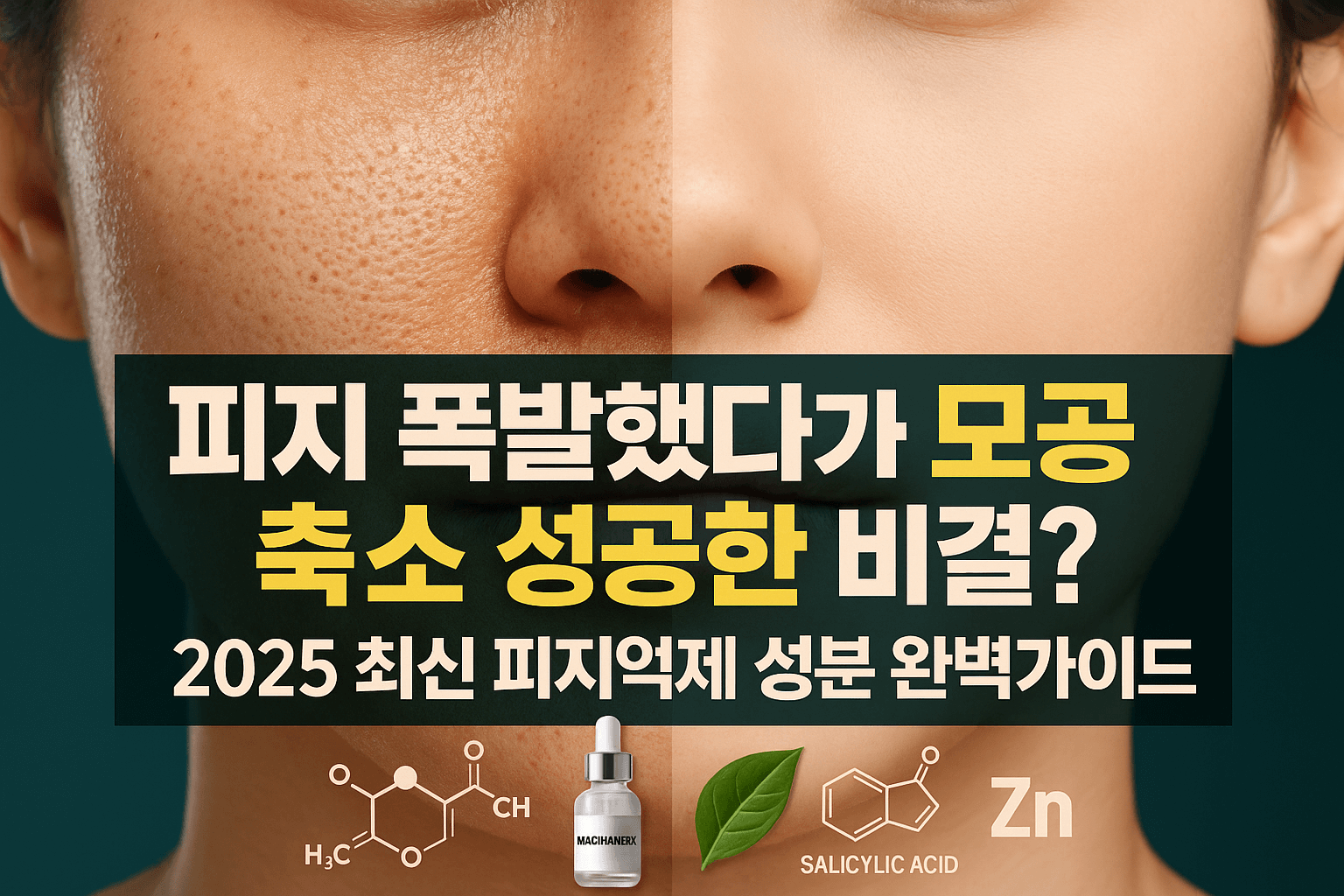 피지 폭발했다가 모공 축소 성공한 비결? 썸네일