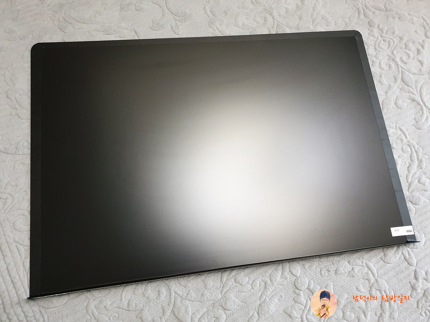 IKEA RISSLA 책상 패드, 블랙 개봉