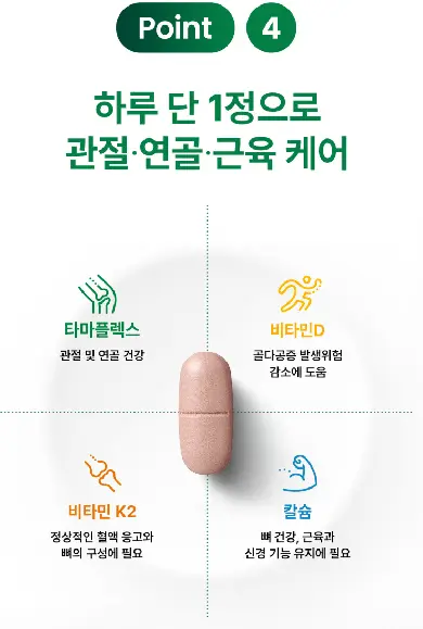 노인 관절 영양제 추천 센트룸 타마플렉스 올인원 효과와 복용법·후기 총정리