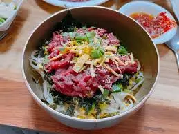 함평 화랑식당 육회 비빔밥