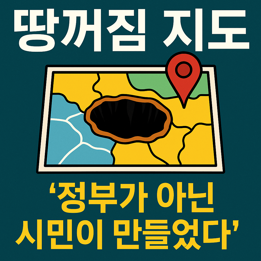 땅이 꺼지는 도시, 지도를 만든 건 정부가 아니라 시민이었습니다!