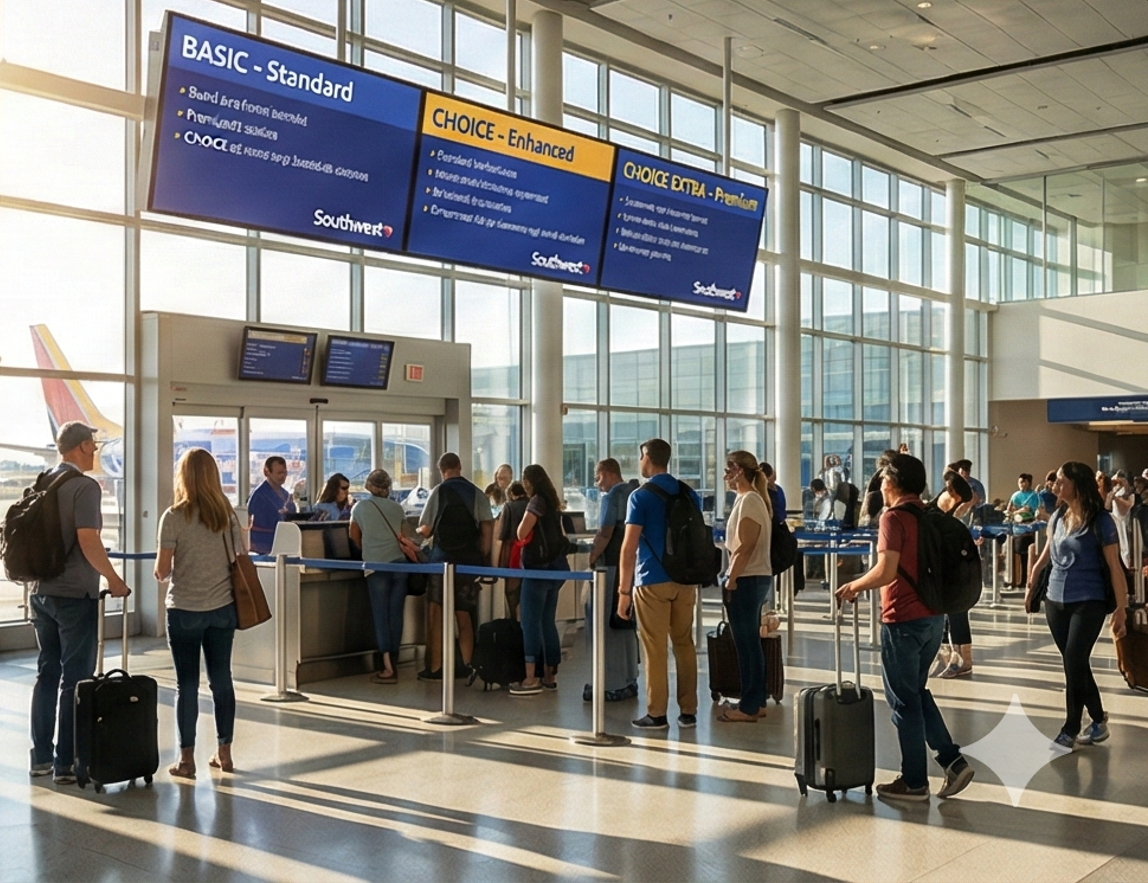 공항 게이트 앞 승객 대기