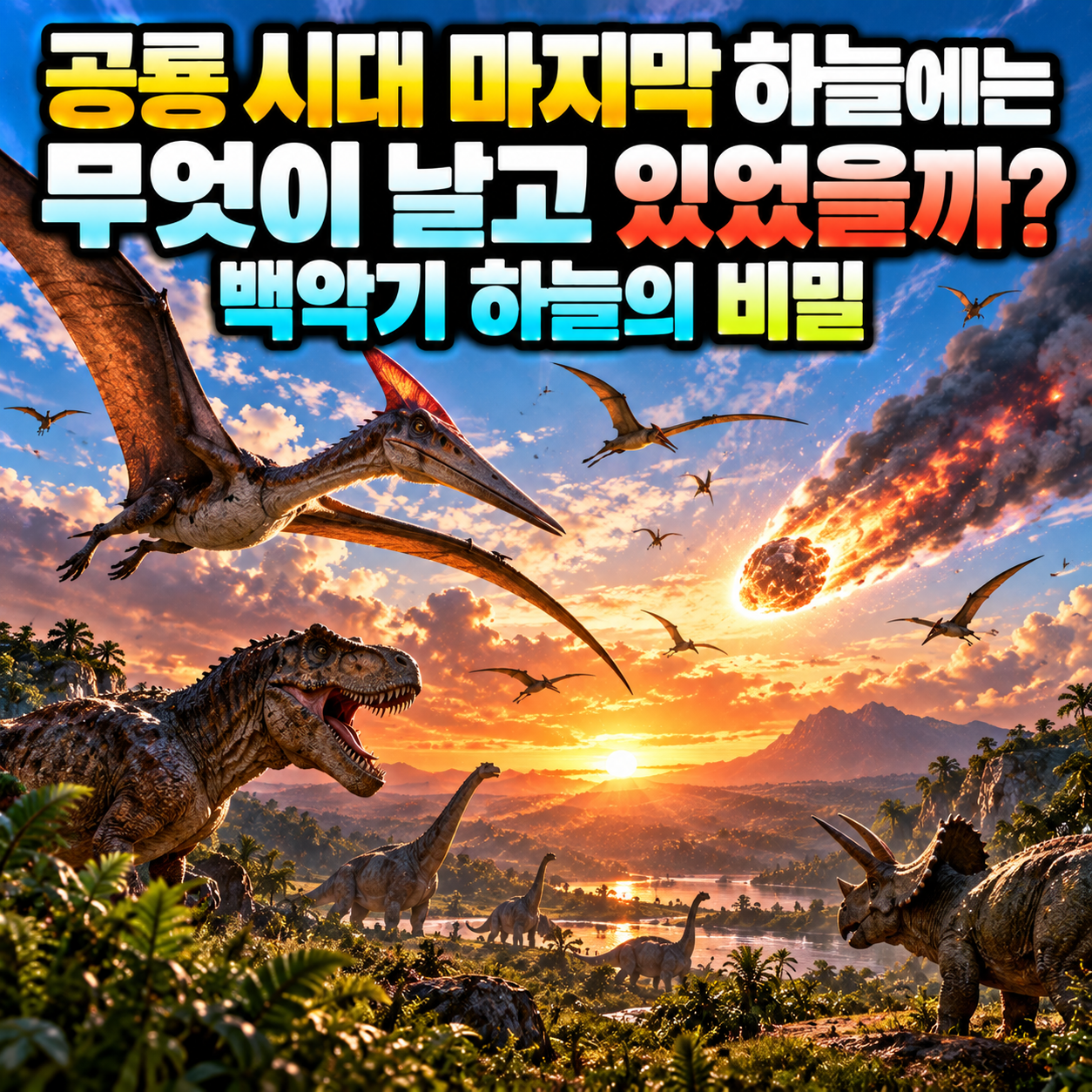 백악기 하늘