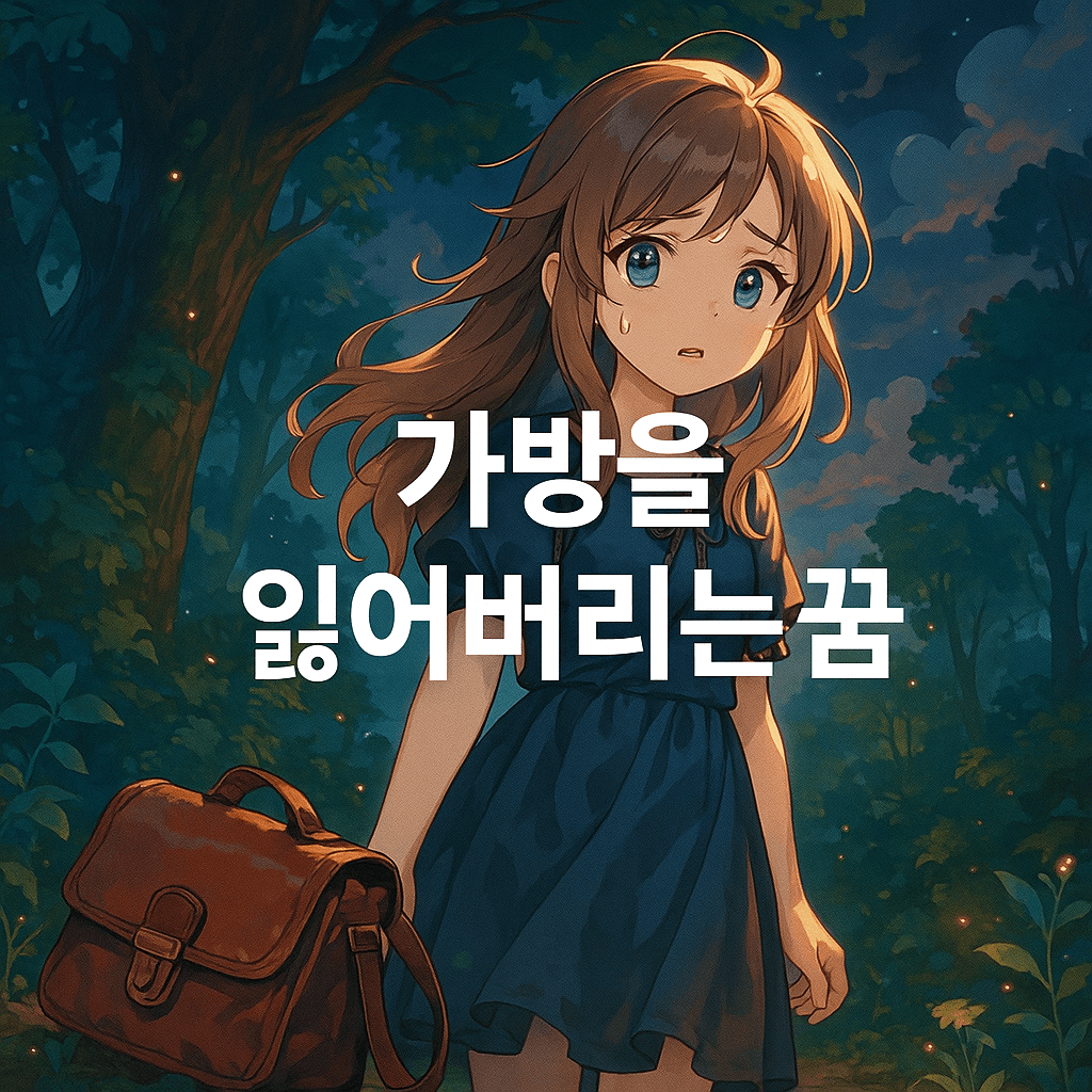 가방을 잃어버리는 꿈