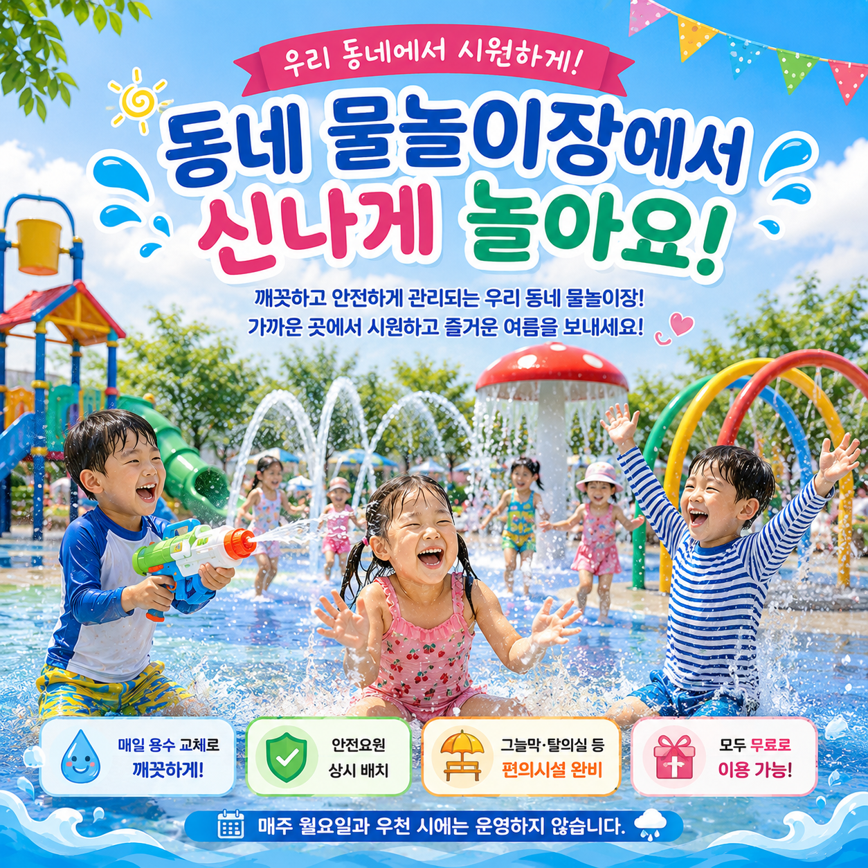 인천 서구 물놀이장 12곳 어디? 검단&middot;청라&middot;가좌 전체정리 2026