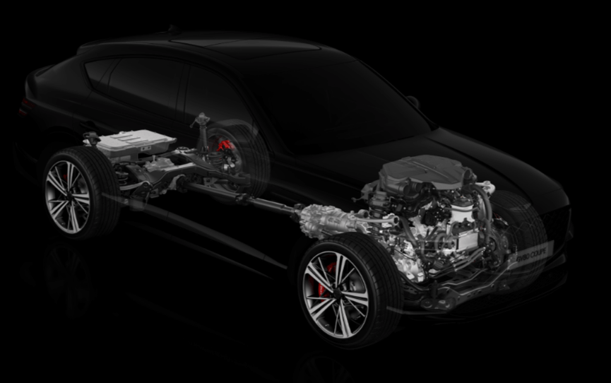 GV 80 쿠페 엔진 차체