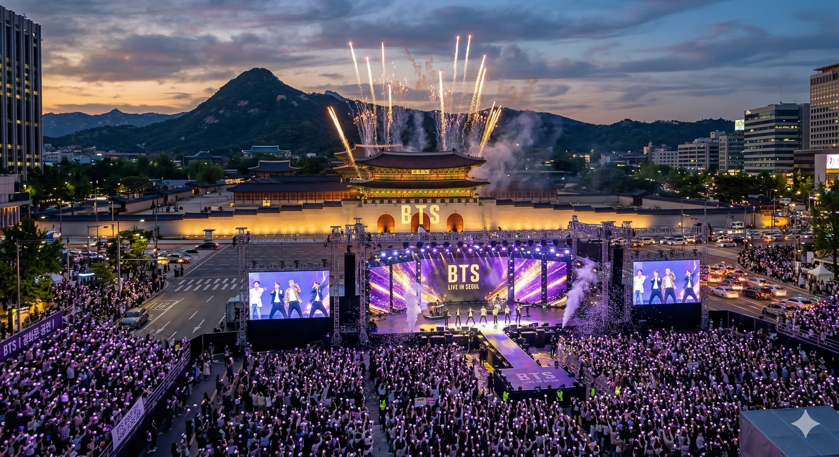 BTS 광화문 공연장