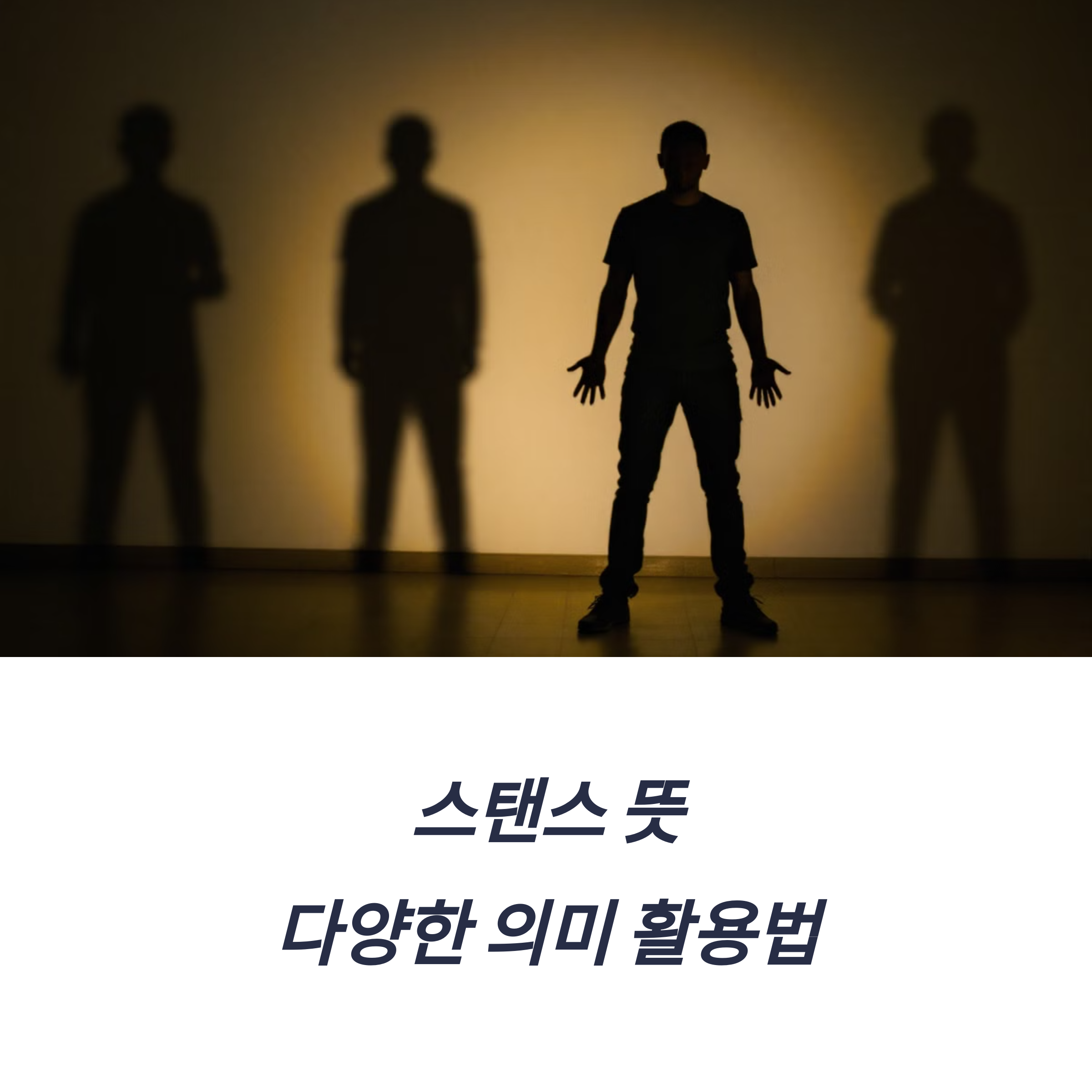 스탠스란 무엇인가요?