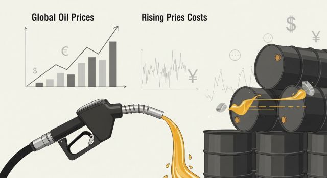 기름값상한제 정책과 휘발유 가격 상승 구조 설명 인포그래픽