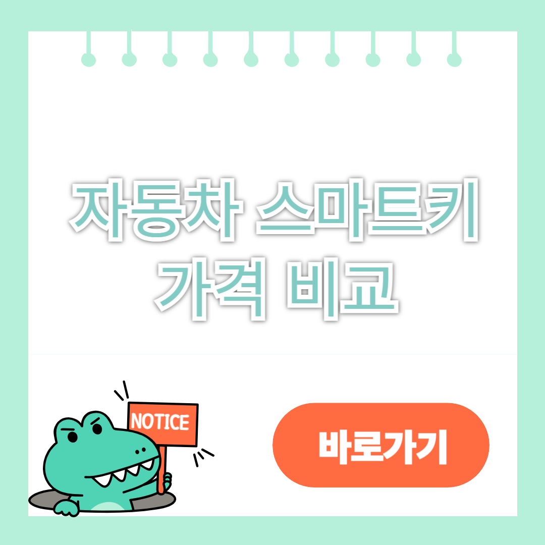 자동차 스마트키 가격