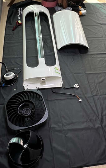 에어컨 분해 청소 과정 2