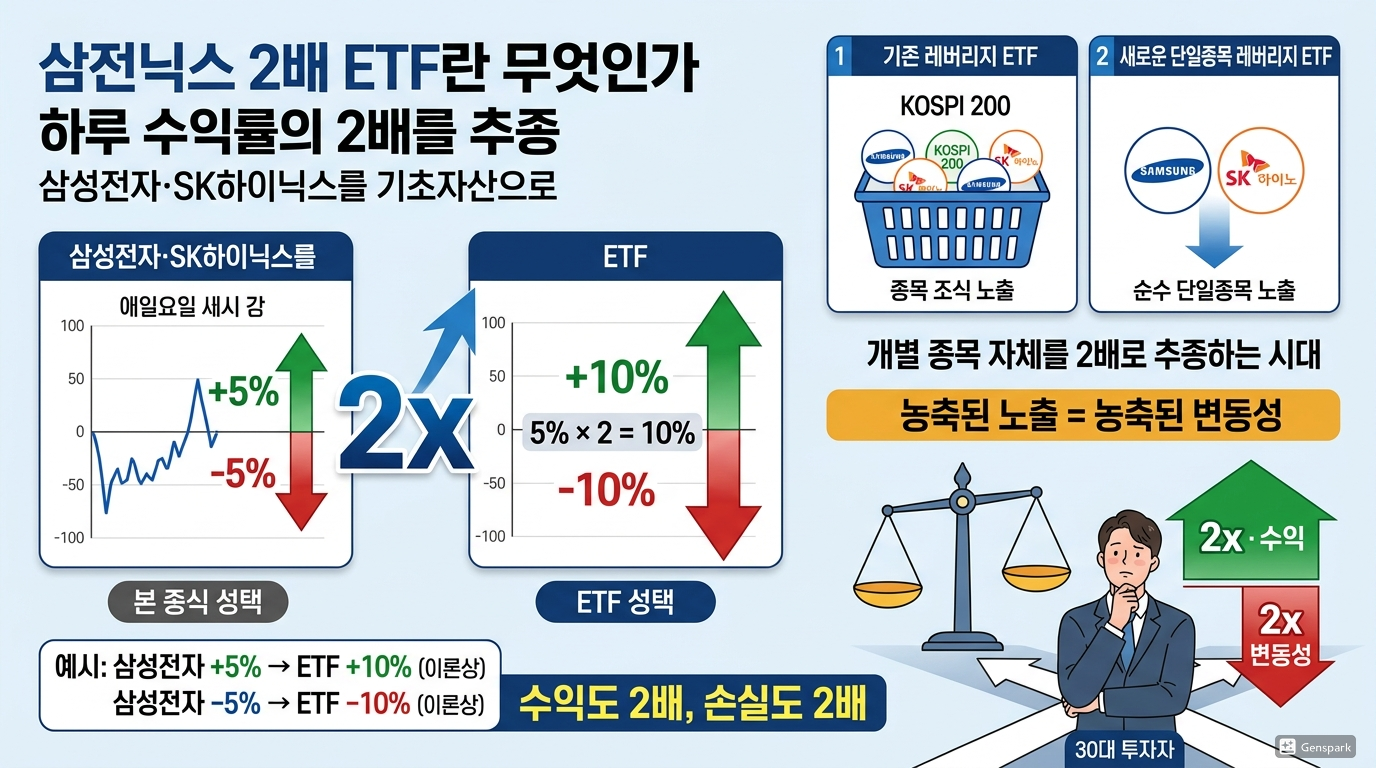 삼전닉스 2배 ETF란 무엇인가