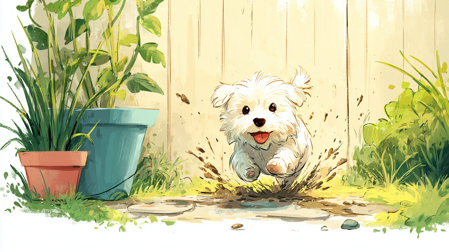 강아지 목욕 시키는 방법