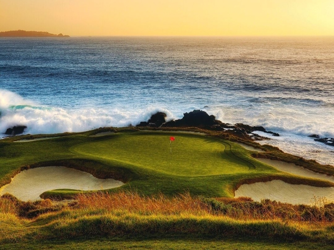 페블 비치 골프 링크스 코스 파3 7번홀