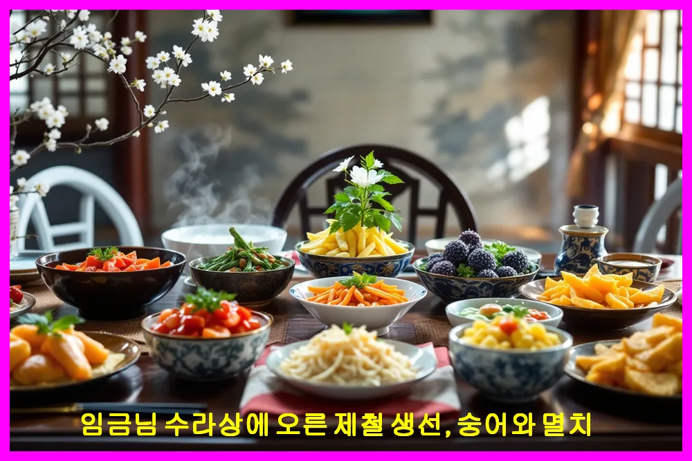 임금님 수라상에 오른 제철 생선, 숭어와 멸치