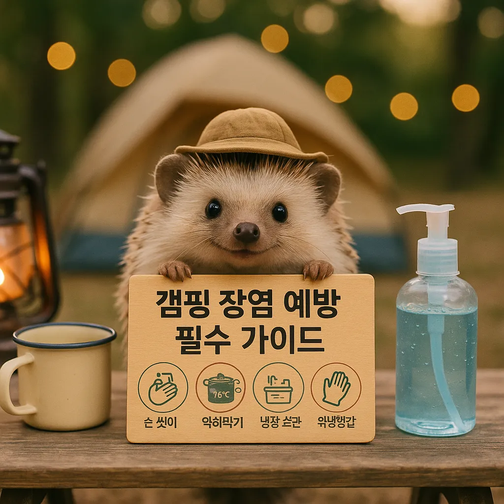 캠핑 장염 예방 필수 가이드! 야외활동 안전하게 즐기는 법