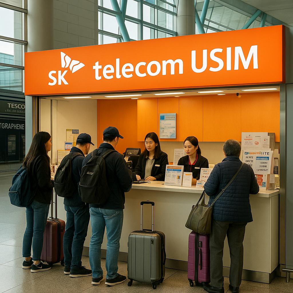 인천공항 유심 skt