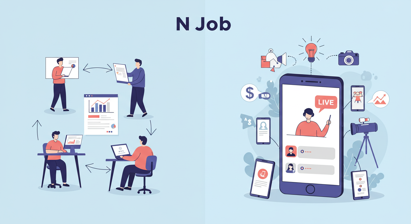 n잡러를 표현한 이미지