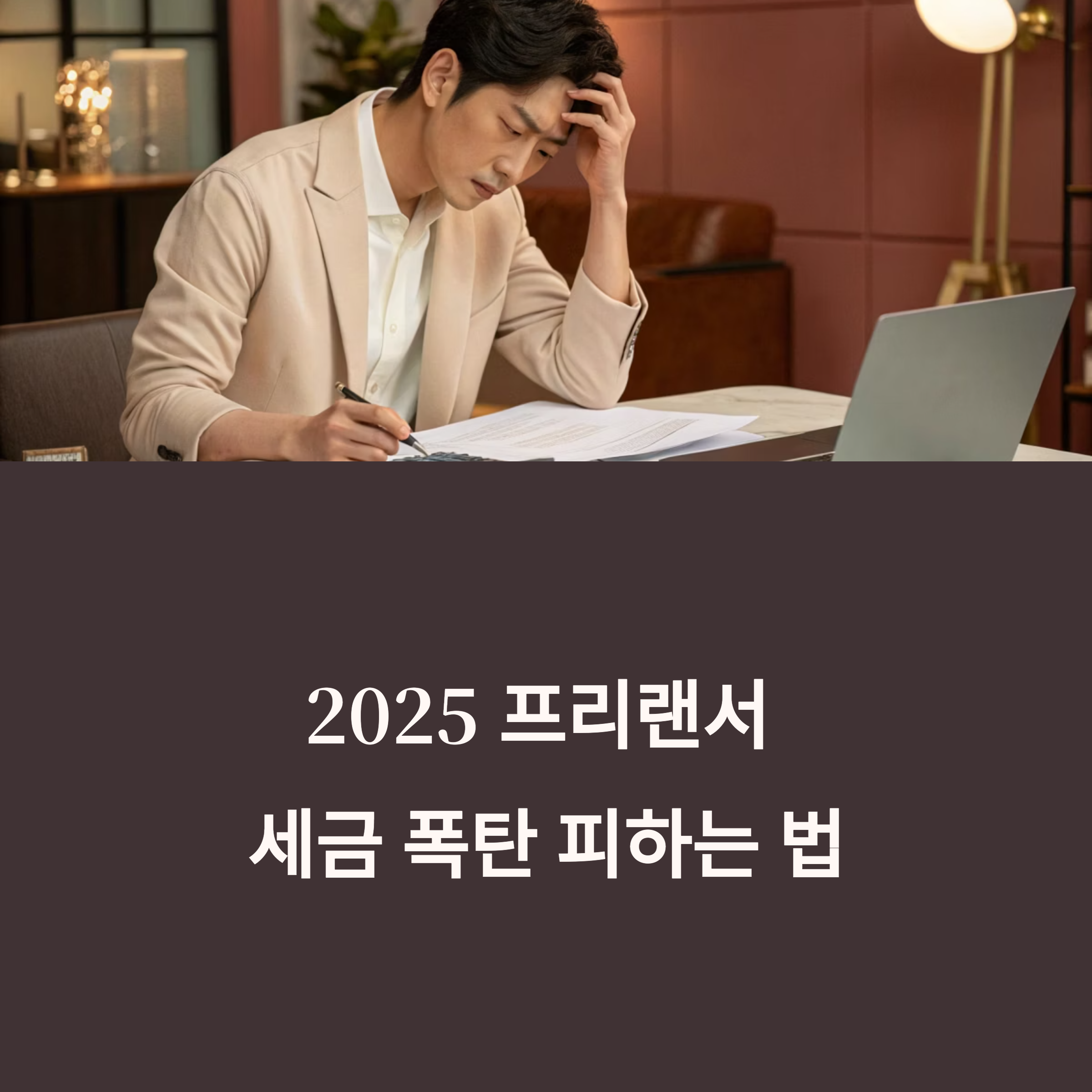 프리랜서 종합소득세 절세법