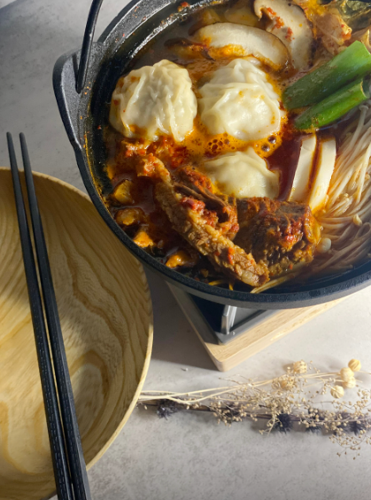 6시내고향 만두전골