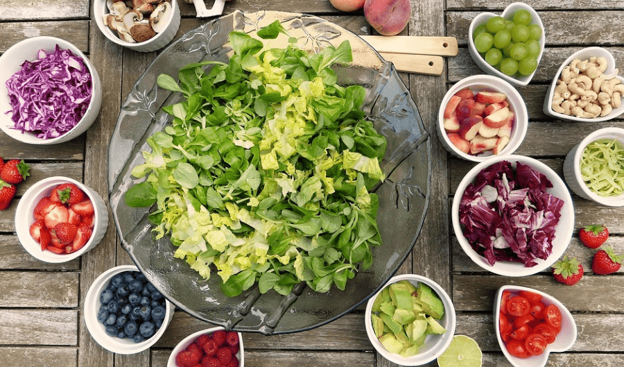 비타민A가 많은 음식 여러 가지 야채와 과일