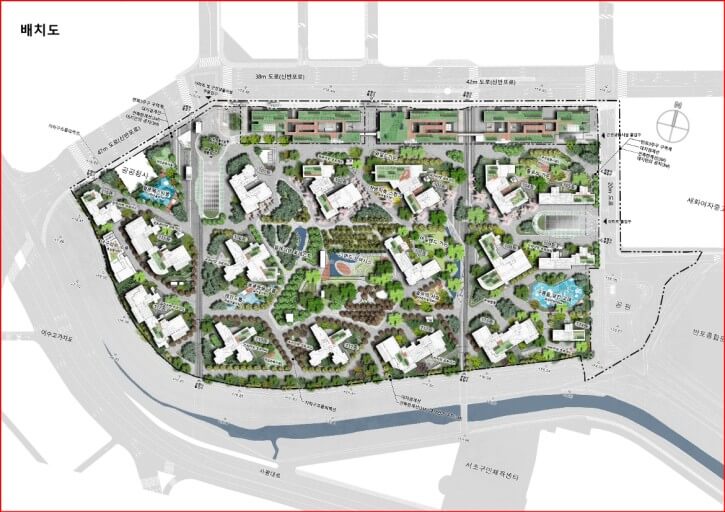 래미안 트리니원 평면도