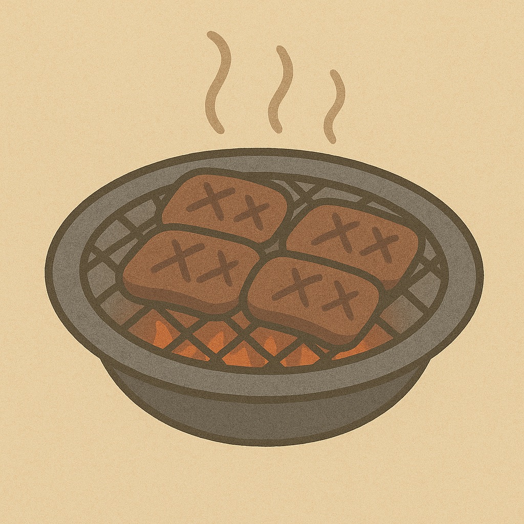 돼지 숯불갈비 이미지