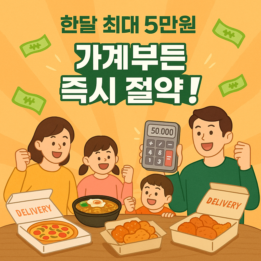 공공배달앱 2회 1만원, 돈 되는 완전 활용법 (출처 : 정책브리핑)